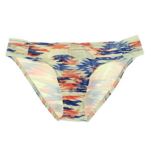 Ella Moss Ivory Hipster Printed Swim Bottoms xs